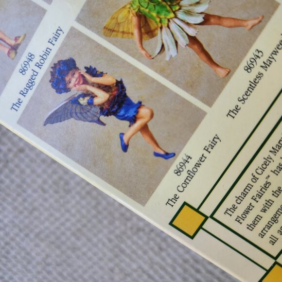 Flower Fairies Cornflower Fairy Cecily Mary Barker 2001 Series VIII 86944 Boxed - Picture 3 of 5